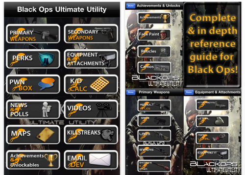 all call of duty black ops guns. Black Ops Ultimate Utility – A