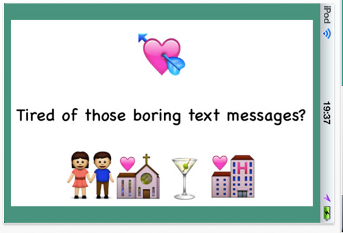The Emoji Card app allows millions of iDevices' users who love to brighten