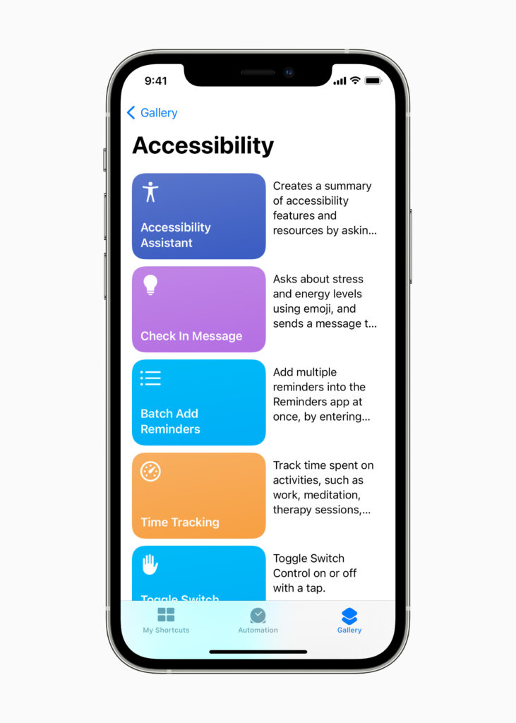 apple accessibility
