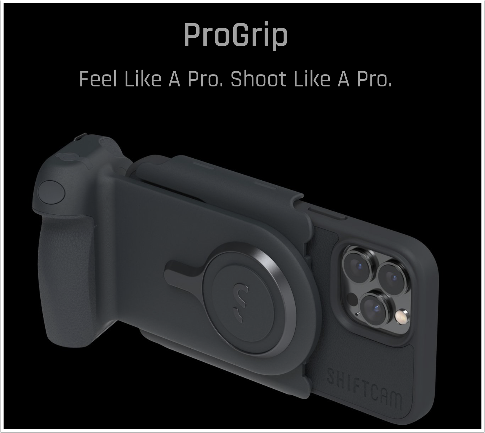 ShiftCam ProGrip: wireless charging case that turns your