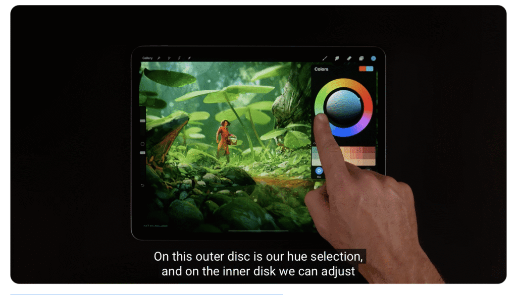 Colour Disk Csp How to utilise the Color Disc in Procreate
