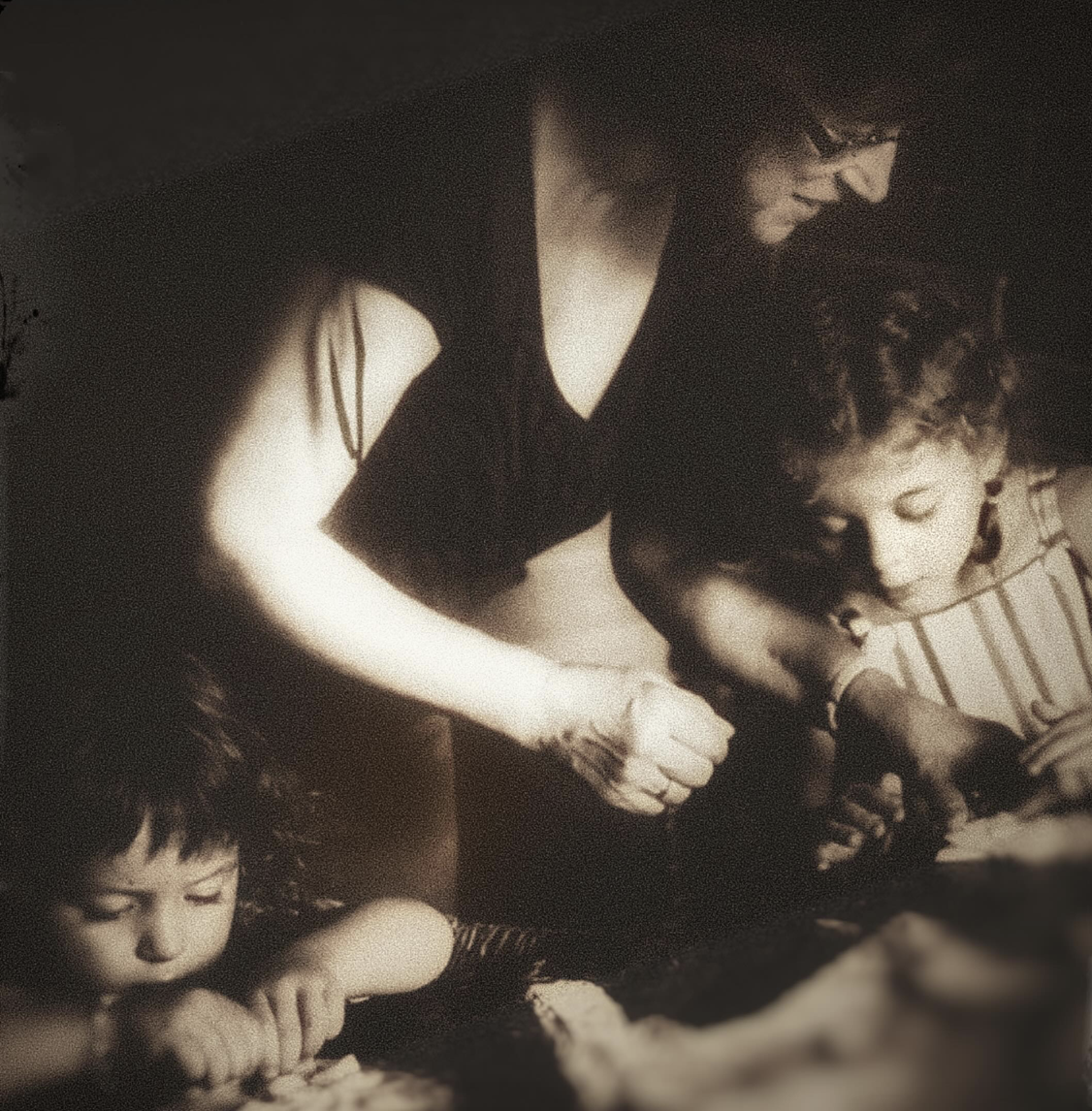mother and children
