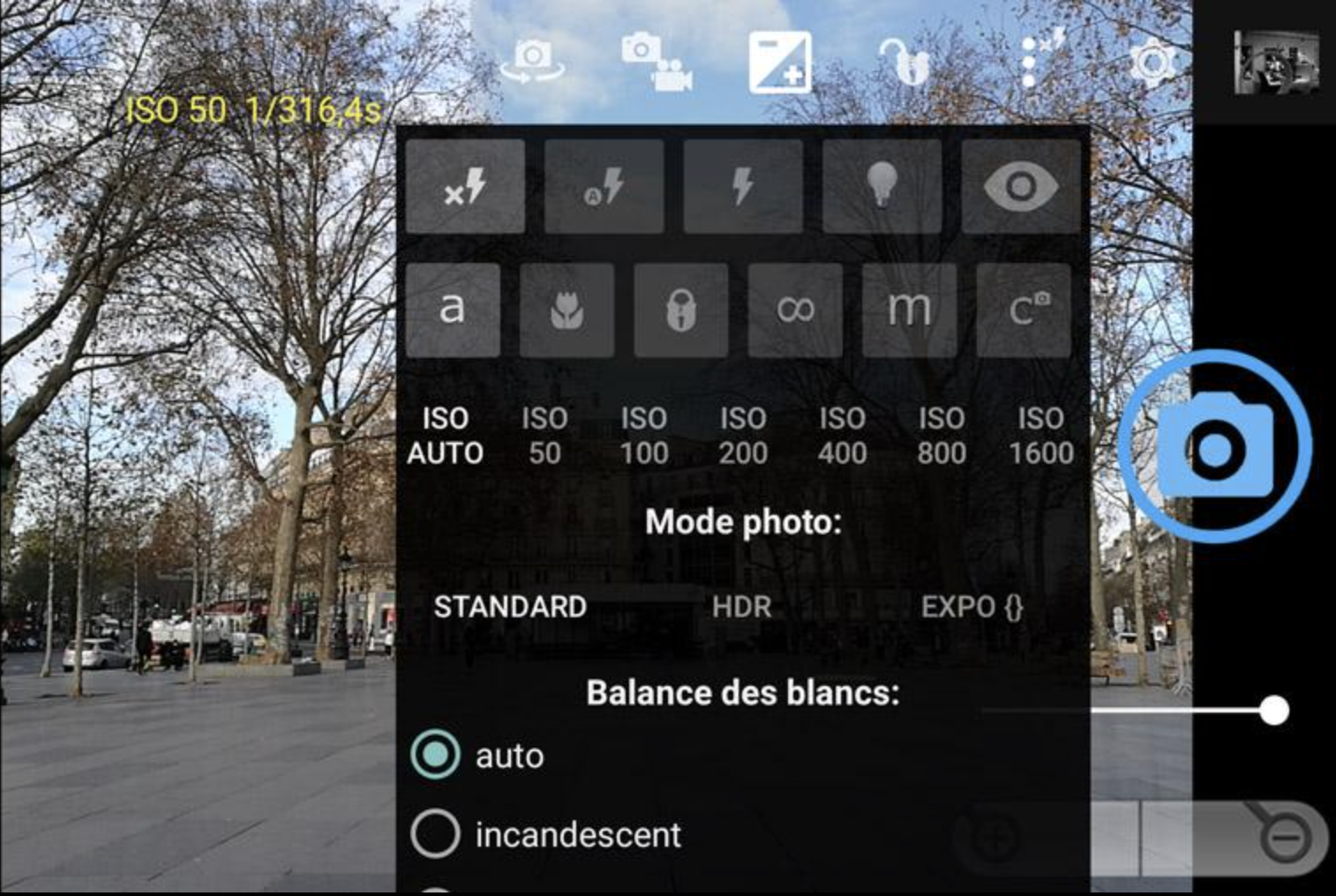 open camera