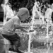 young boy in water