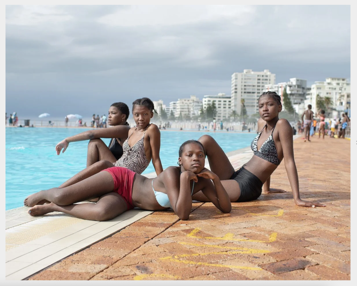 black people at pool