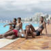 black people at pool