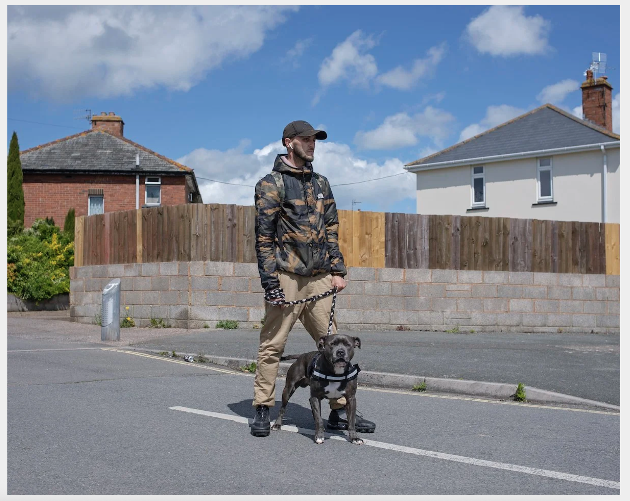 man and dog
