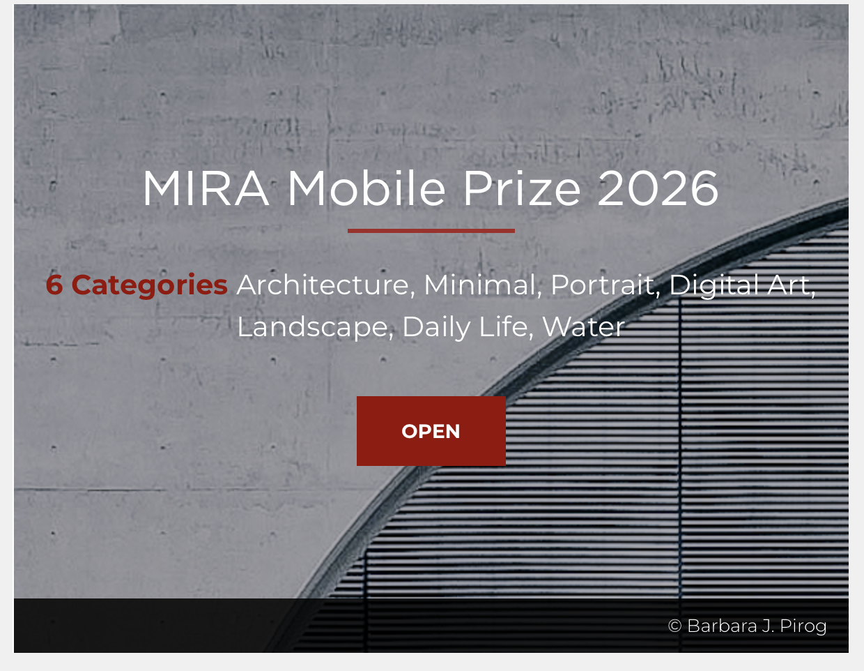 MIRA Photo Prize