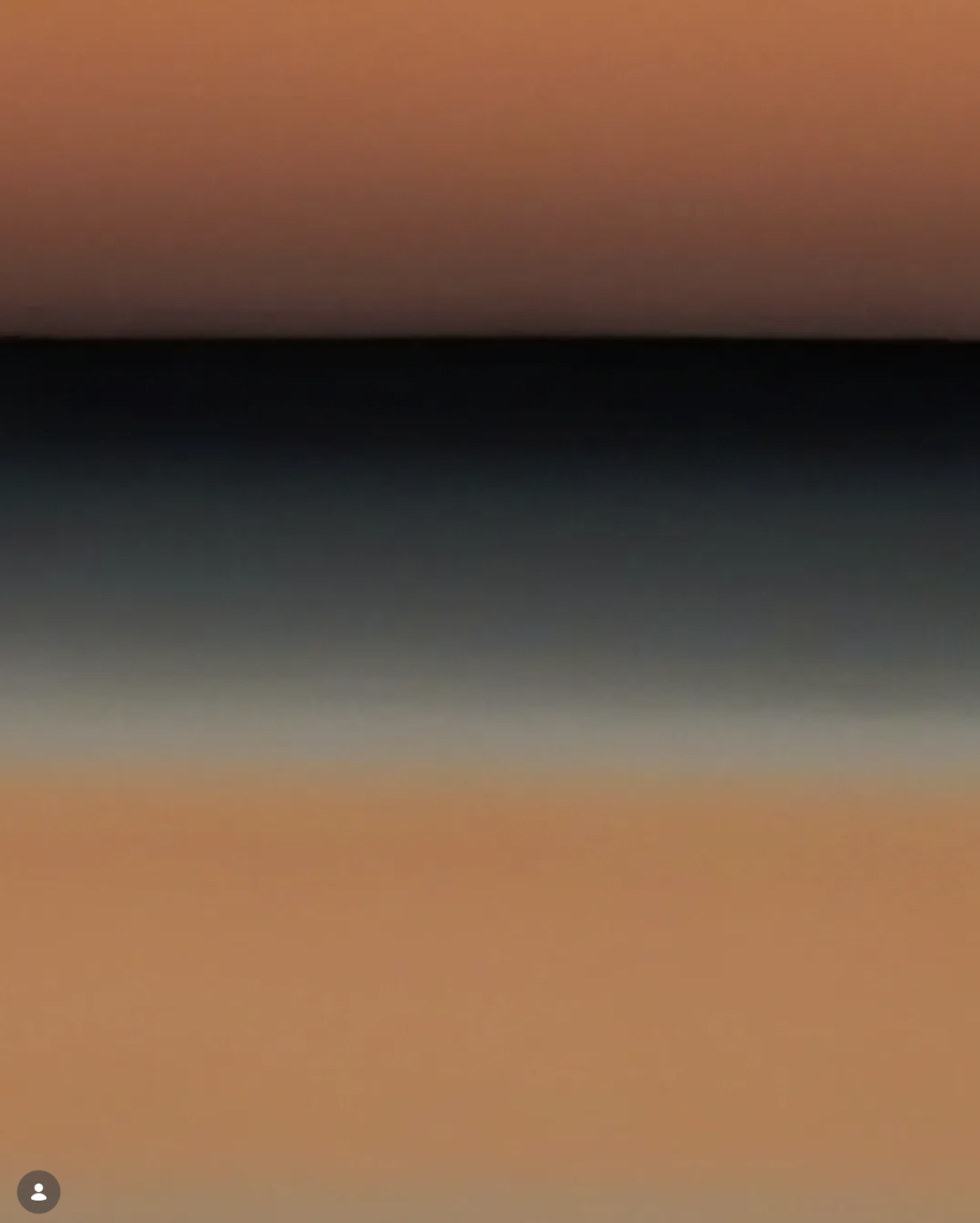 Minimal abstract landscape photograph with gradient horizon exploring light, colour and photographic sequencing