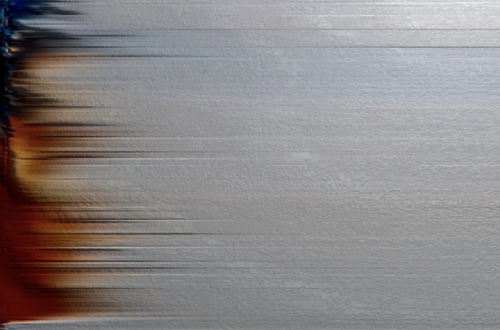 art movement photograph, displaying movement to the left