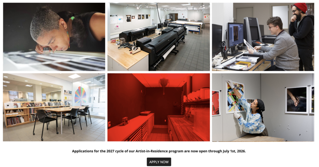 Light Work artist residency facilities including darkroom, print lab and studio spaces for photographers