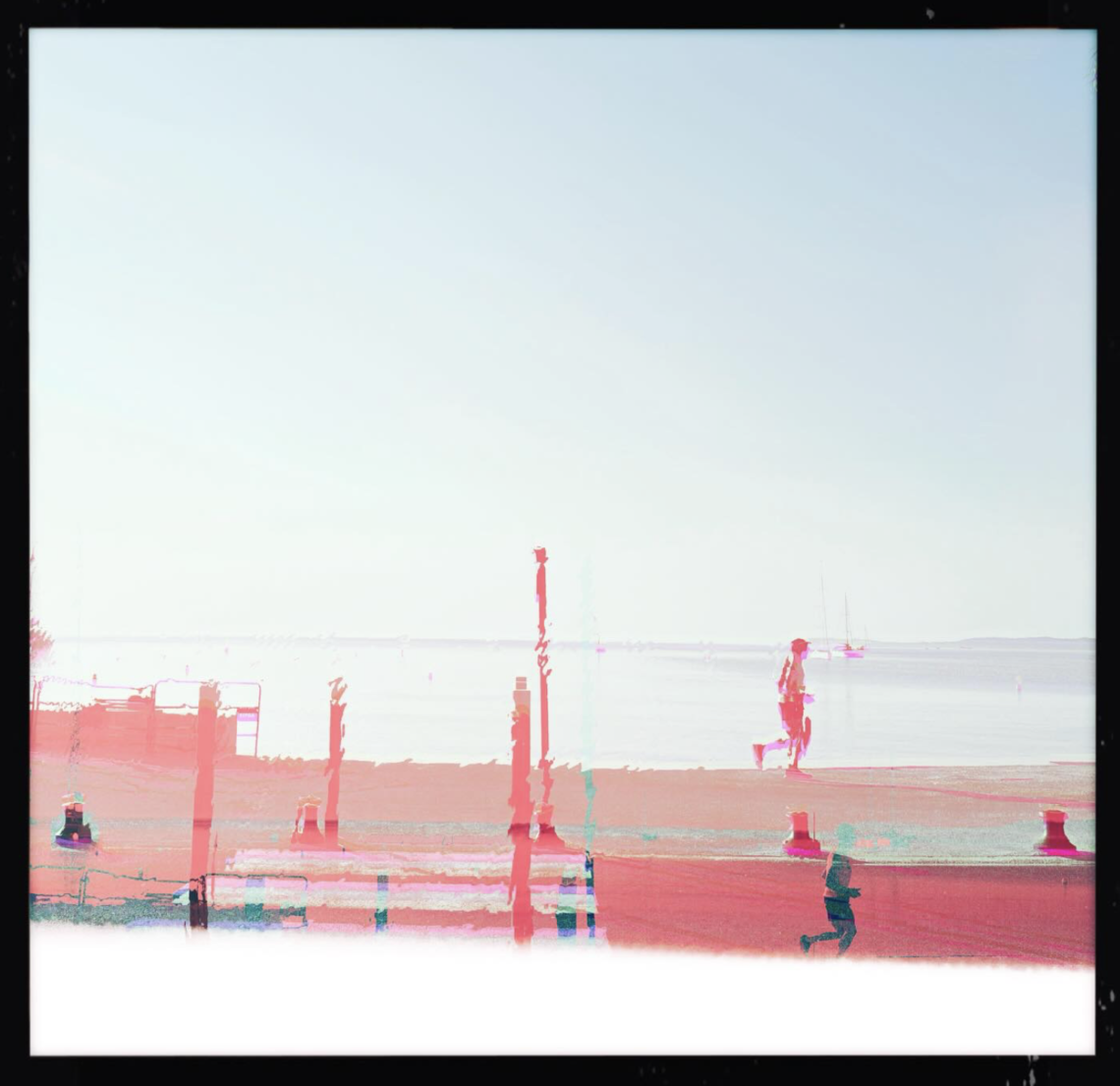 stylistic beach walking shhot