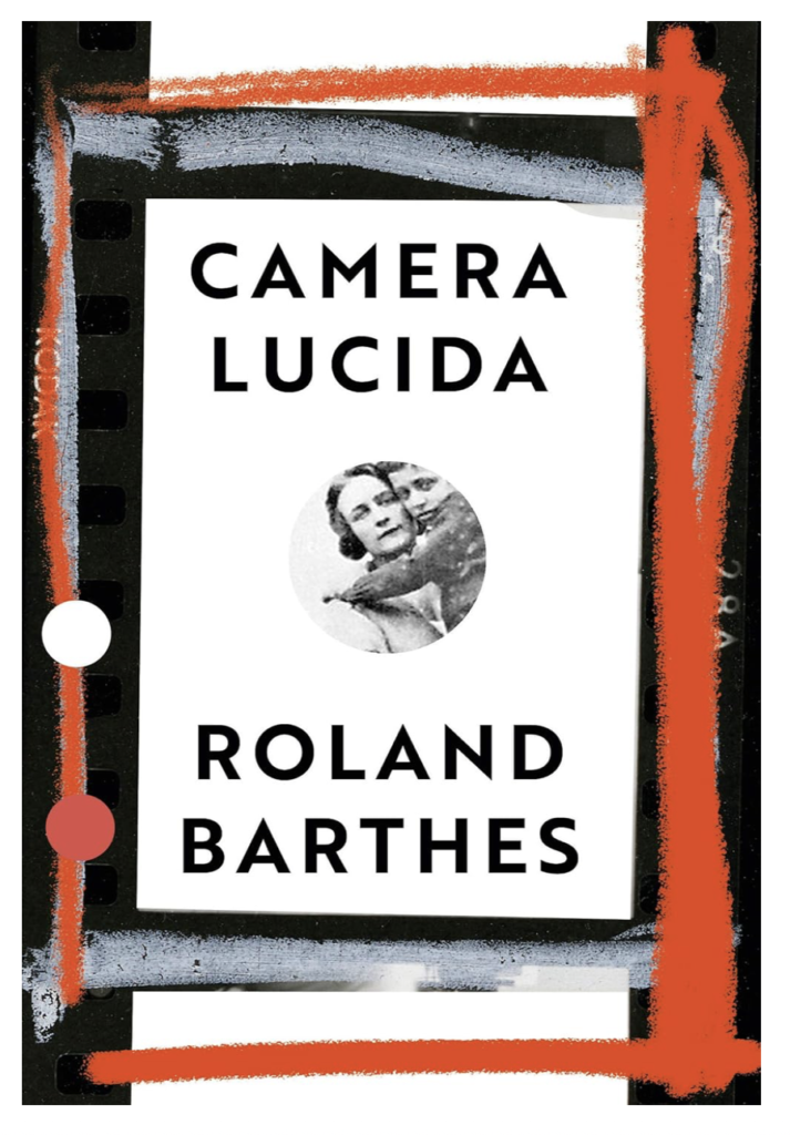 Camera Lucida by Roland Barthes book cover