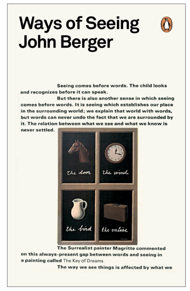 Ways of Seeing by John Berger book cover