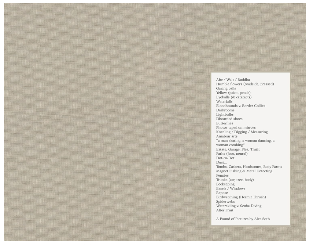 A Pound of Pictures by Alec Soth book cover