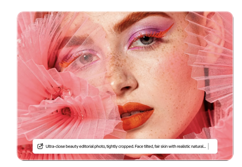 ultra close-up beauty editorial photo, tightly cropped, head tilted, white skin