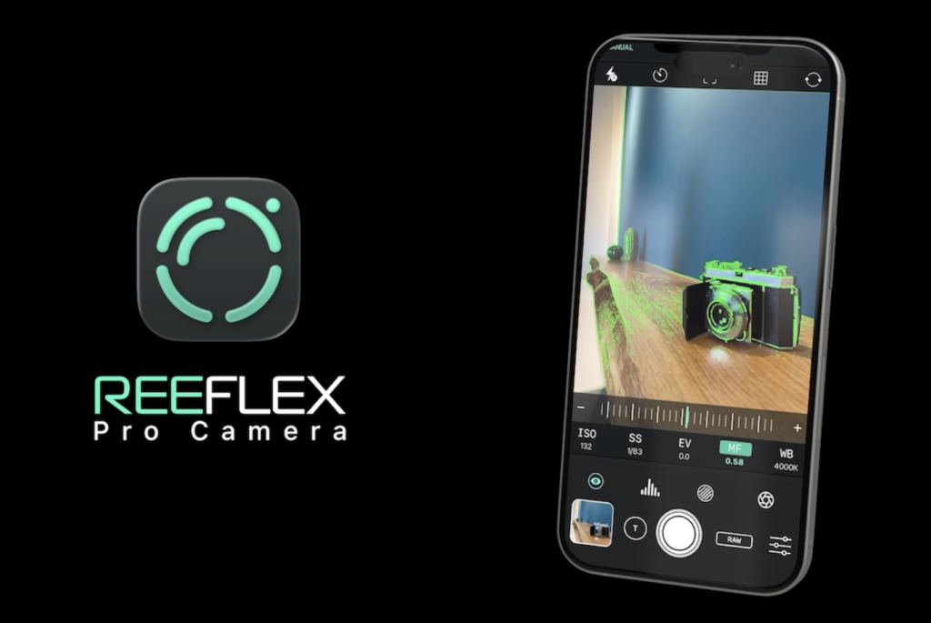 demonstration image of Reeflex Pro camera app