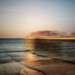 photgraph of cromer pier at sunset